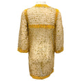 Load image into Gallery viewer, Chanel Gold Multi Tweed Trimmed Sequined Sheer Jacket
