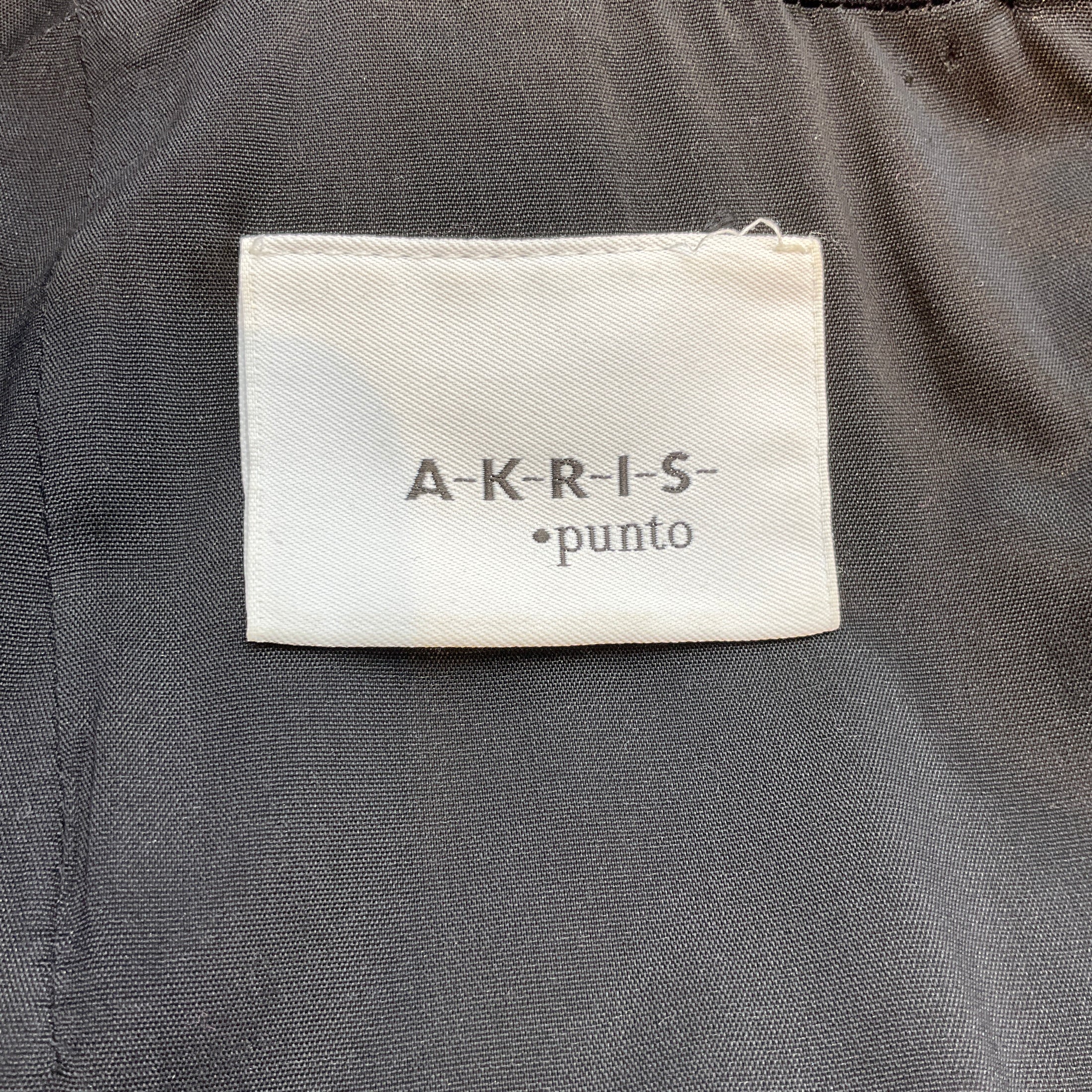 Akris Punto Black Sleeveless Tiered Dress