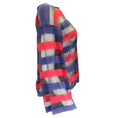 Load image into Gallery viewer, Giorgio Armani Red / Blue / Black Striped Sheer Knit Sweater
