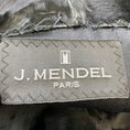 Load image into Gallery viewer, J. Mendel Black Fur Trimmed Wool and Cashmere Coat
