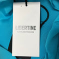 Load image into Gallery viewer, Libertine Turquoise Blue Hockney's Pool Slim Keith Tie Blouse
