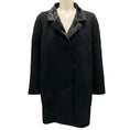 Load image into Gallery viewer, J. Mendel Black Fur Trimmed Wool and Cashmere Coat
