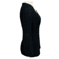 Load image into Gallery viewer, Oscar de la Renta Black Cashmere Knit V-Neck Pullover Sweater
