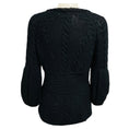 Load image into Gallery viewer, Oscar de la Renta Black Cashmere Knit V-Neck Pullover Sweater

