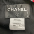 Load image into Gallery viewer, Chanel Red / Navy / Black Silk Trimmed Boucle Cashmere Tweed Jacket

