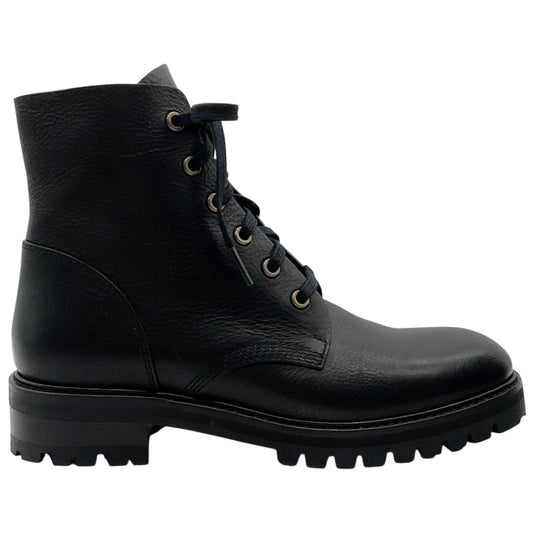 Pedro Garcia Black Leather Storm Combat Boots