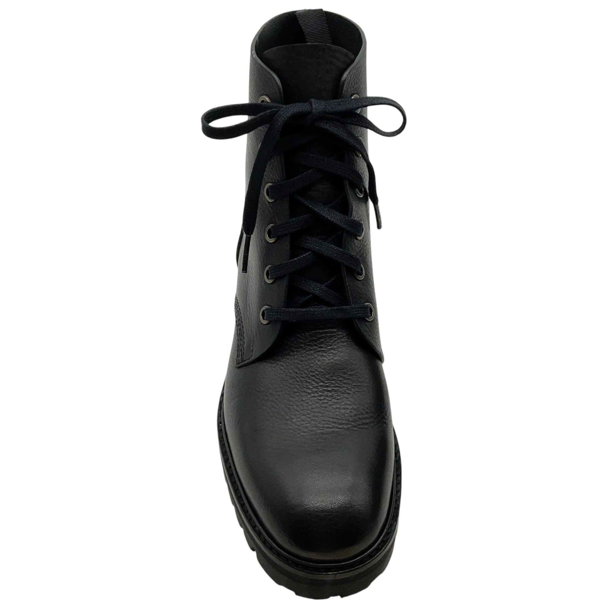 Pedro Garcia Black Leather Storm Combat Boots