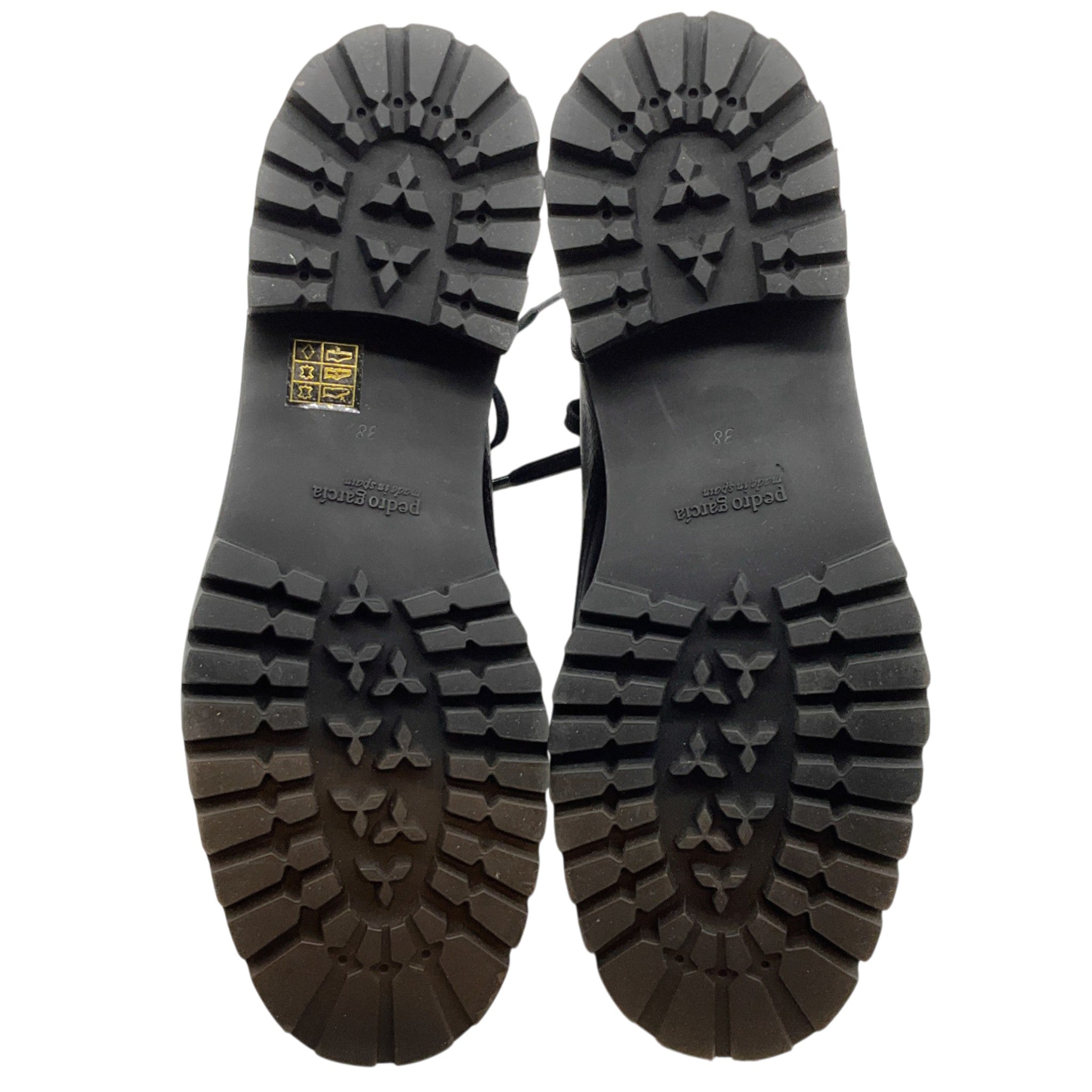 Pedro Garcia Black Leather Storm Combat Boots