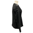 Load image into Gallery viewer, Maison Martin Margiela Black Long Sleeved V-Neck Lambskin Leather Tunic Top
