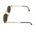 Load image into Gallery viewer, Boucheron Blue Vintage 1990s Retro Round Lens Gold Plated Sunglasses
