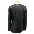 Load image into Gallery viewer, Maison Martin Margiela Black Long Sleeved V-Neck Lambskin Leather Tunic Top
