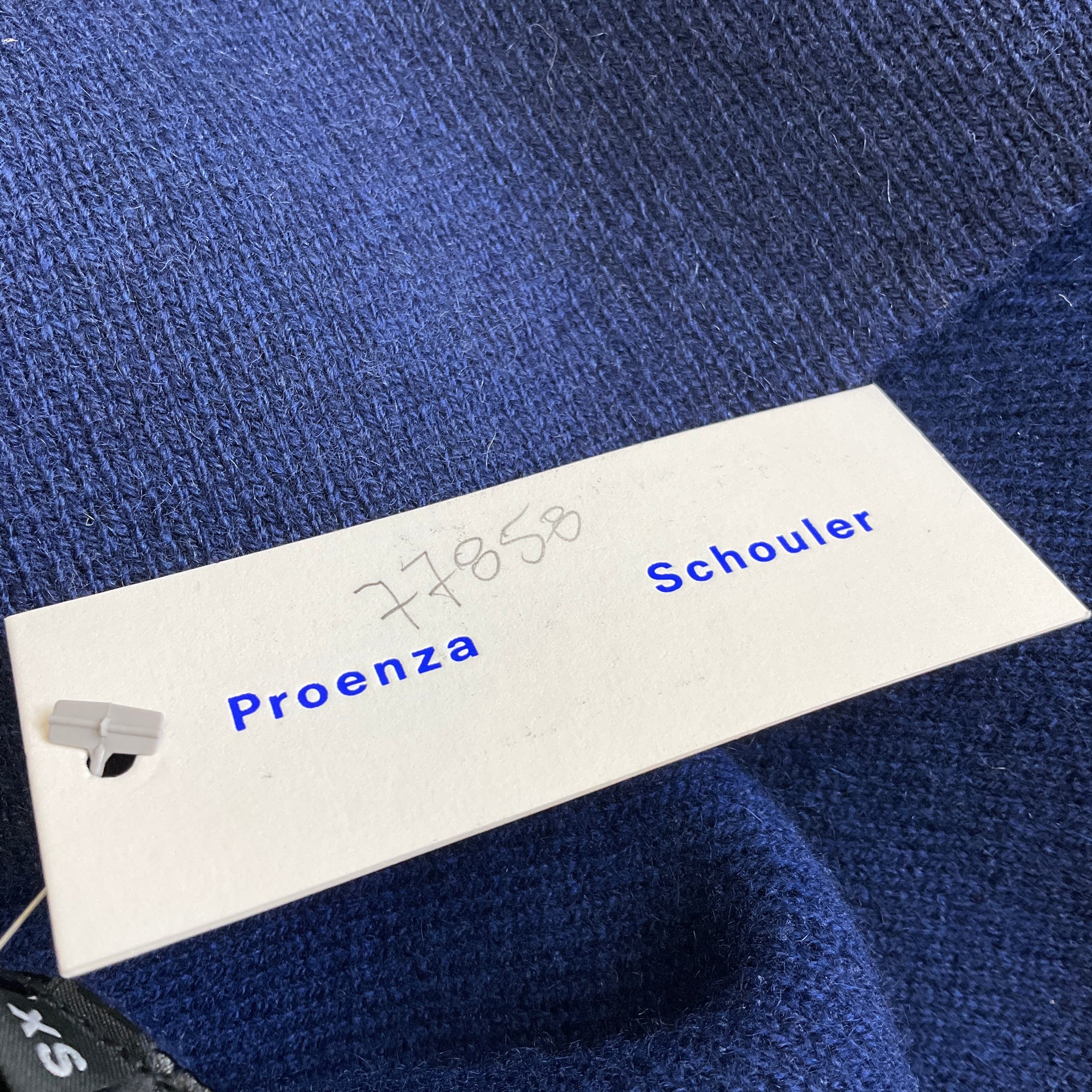 Proenza Schouler Blue Eco Cashmere Oversized Sweater