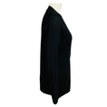Load image into Gallery viewer, Balenciaga Black Long Sleeved V-Neck Wool Knit Cardigan Sweater with Snap Buttons
