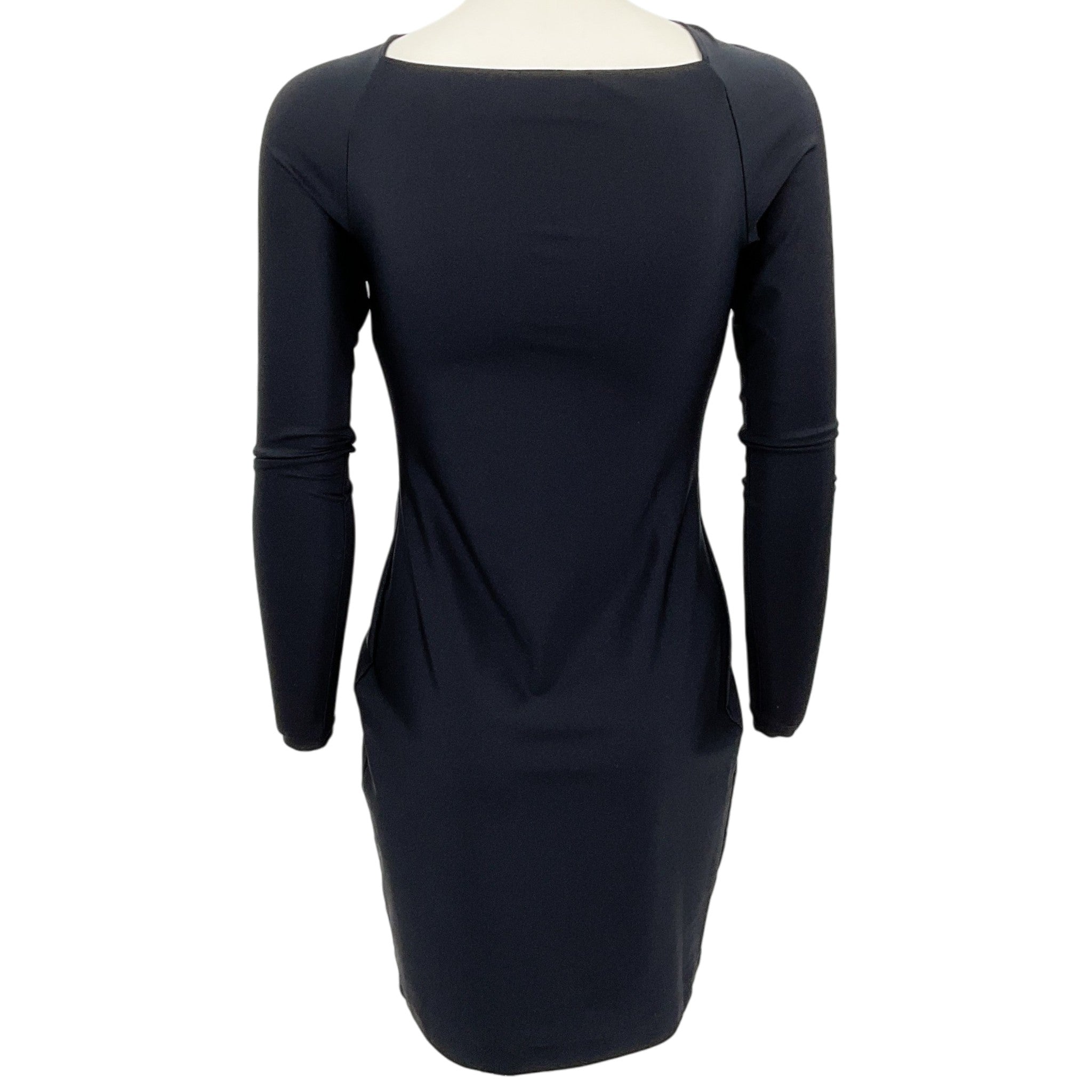 Coperni Black Jersey Twist Bodycon Dress