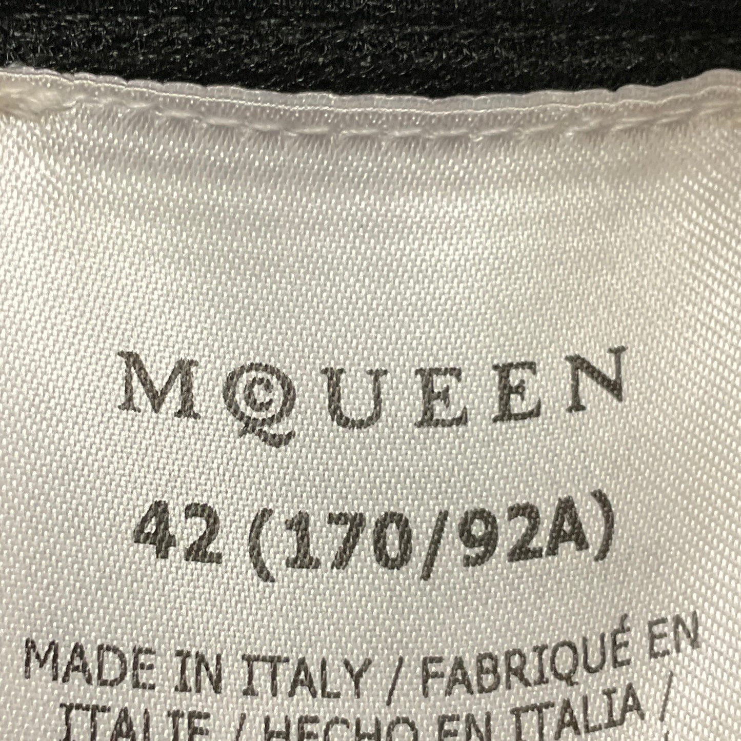 McQueen Black Strapless Zip Back Corset Top