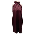Load image into Gallery viewer, Rosetta Getty Maroon Drawstring Neck Dress
