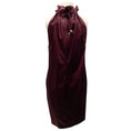 Load image into Gallery viewer, Rosetta Getty Maroon Drawstring Neck Dress
