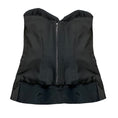 Load image into Gallery viewer, McQueen Black Strapless Zip Back Corset Top
