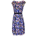 Load image into Gallery viewer, Jason Wu Blue Multi Belted Printed Pleated Dress
