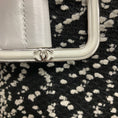 Load image into Gallery viewer, Chanel Black / White 2019 La Pausa CC Button Wool Tweed Belted Jacket
