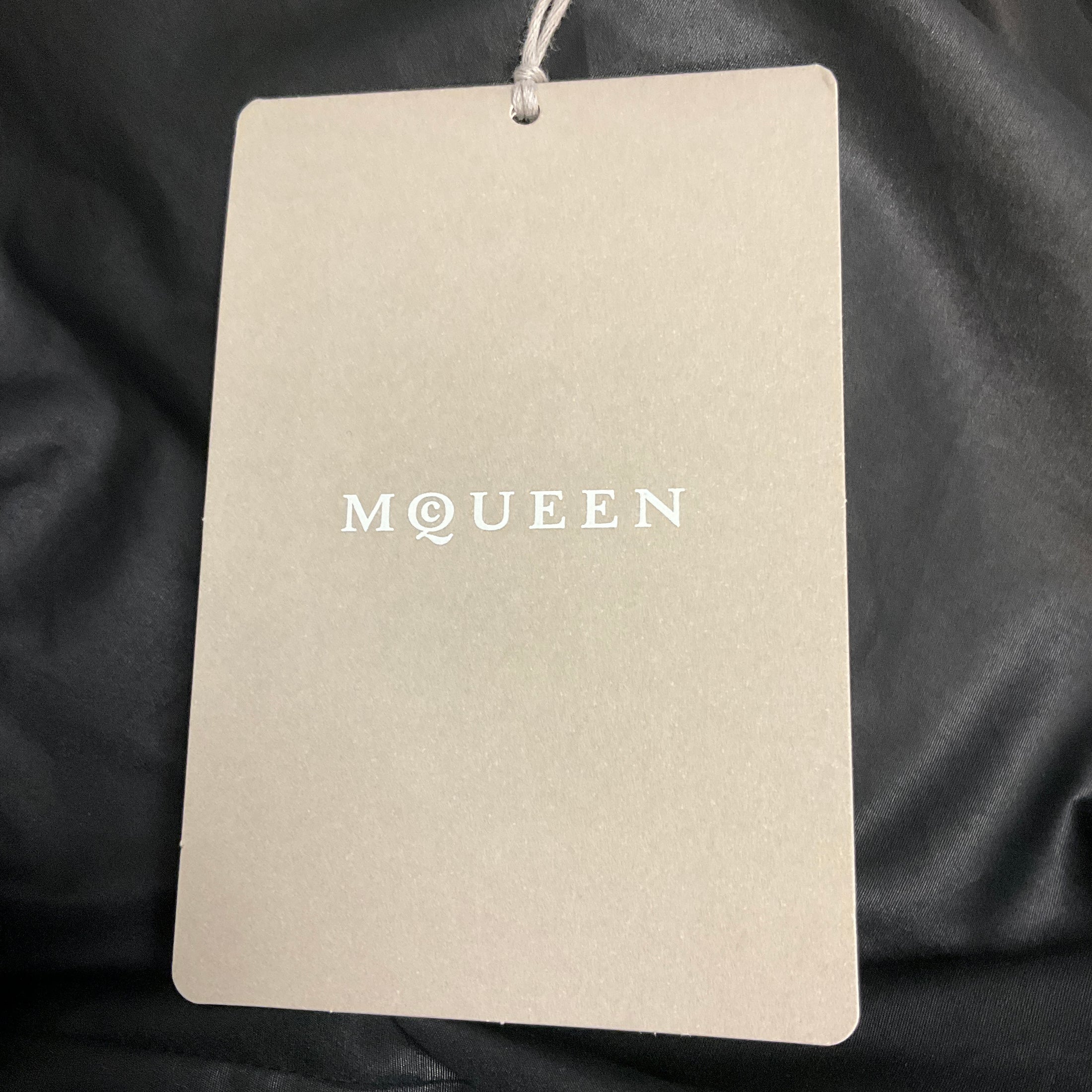 McQueen Black Ruffle Bow Cotton Shirt