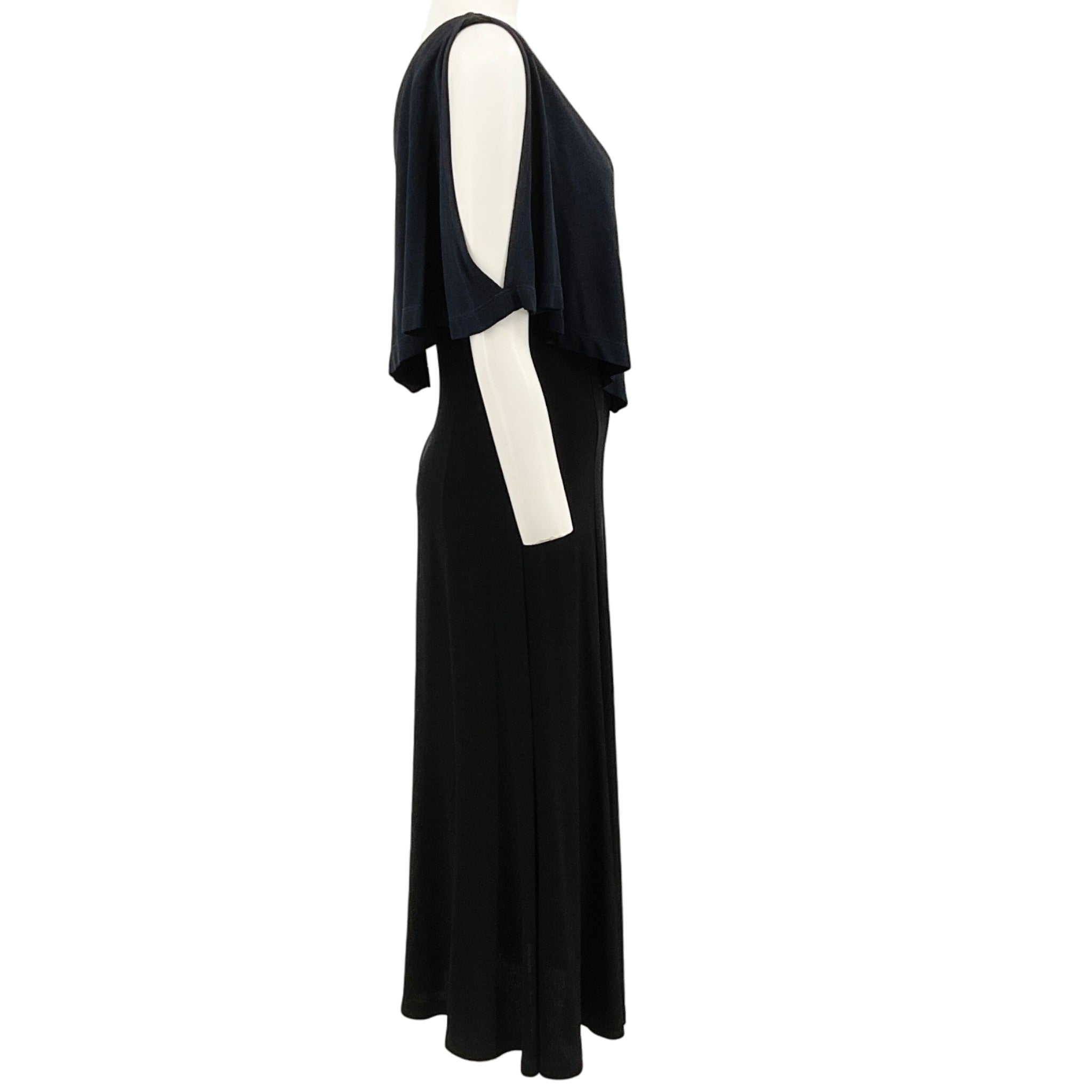 Derek Lam Navy Blue / Black Cold Shoulder Dress