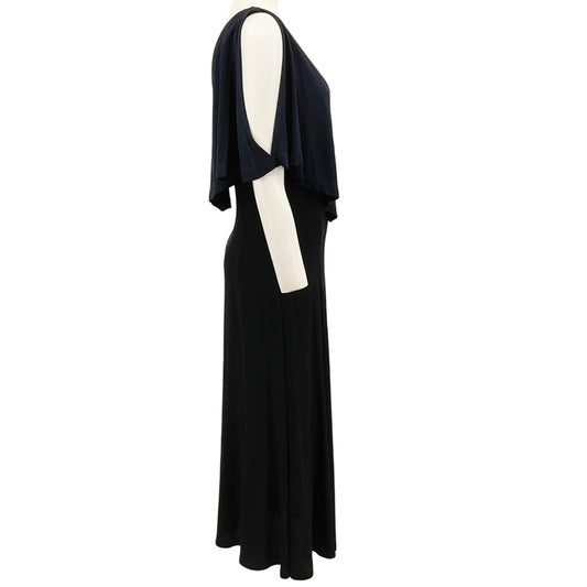 Derek Lam Navy Blue / Black Cold Shoulder Dress