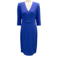 Load image into Gallery viewer, Judith & Charles Cobalt Blue V-Neck Belted Ora Dress
