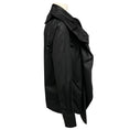 Load image into Gallery viewer, McQueen Black Ruffle Bow Cotton Shirt

