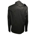 Load image into Gallery viewer, McQueen Black Ruffle Bow Cotton Shirt
