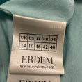 Load image into Gallery viewer, Erdem Light Blue / Purple Josianne Floral Print Cotton Midi Dress
