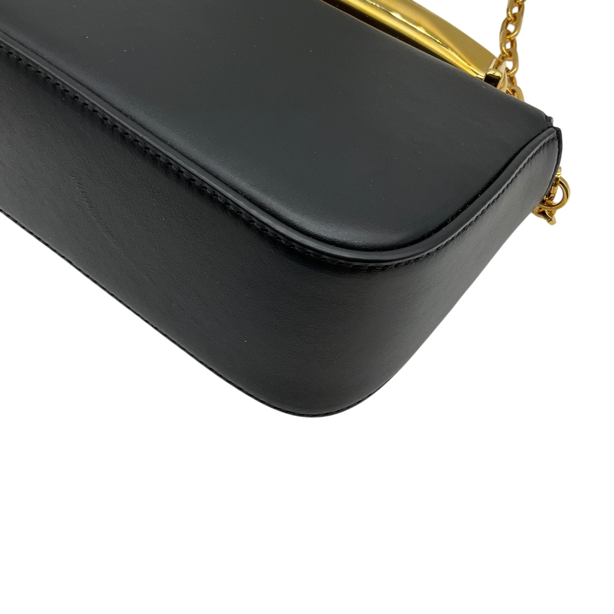 Tom Ford Black Leather Small Bianca Bag