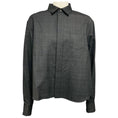 Load image into Gallery viewer, Sacai Charcoal Grey Checked Pleated Shirt
