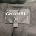 Load image into Gallery viewer, Chanel Black / Grey / Silver 2016 CC Logo Button Fantasy Tweed Jacket
