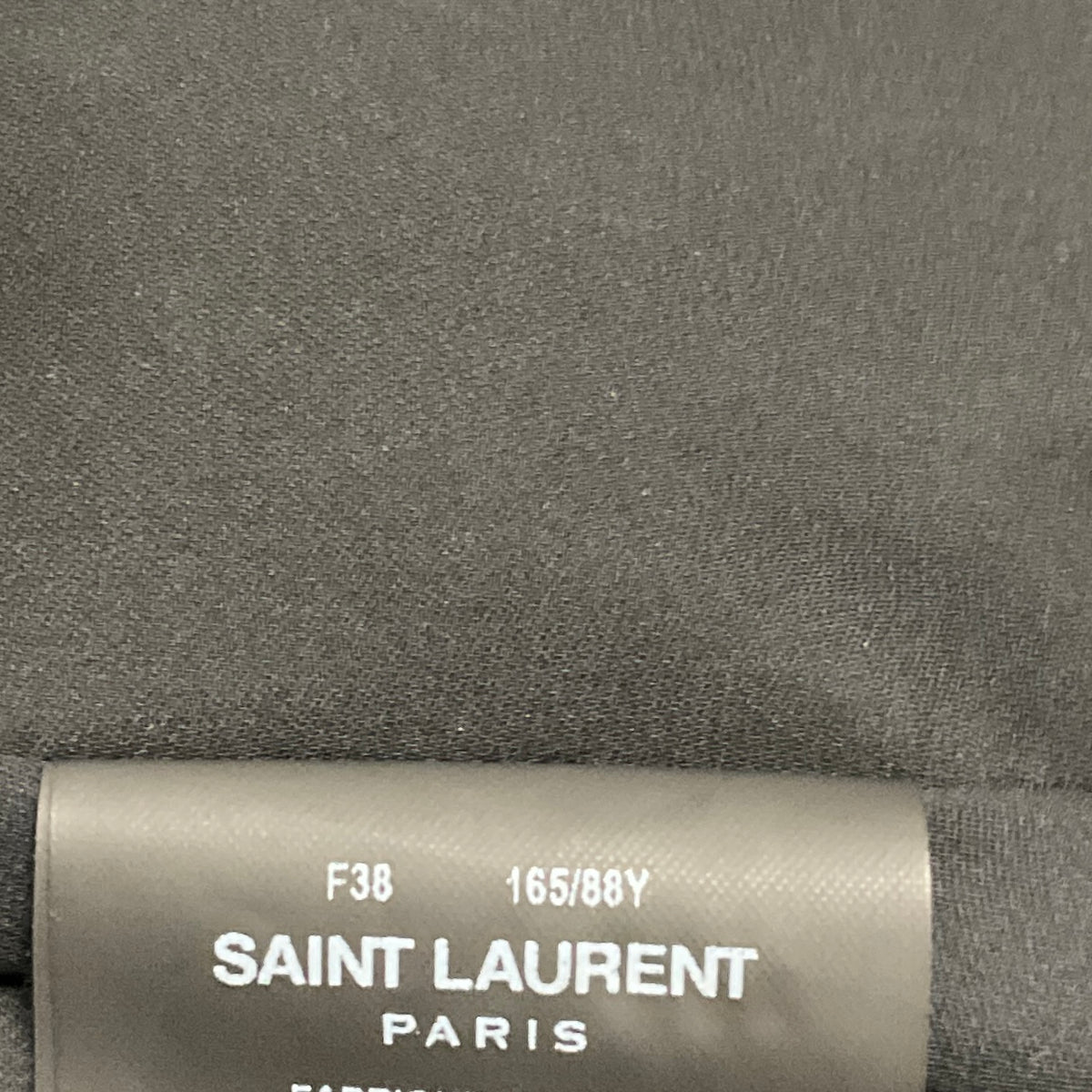 Saint Laurent Black / White Polka Dot Ruffle Front Dress