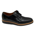 Load image into Gallery viewer, Woman by Common Projects Black Shine Derby Shoes
