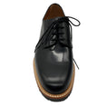 Load image into Gallery viewer, Woman by Common Projects Black Shine Derby Shoes
