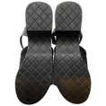 Load image into Gallery viewer, Chanel 2025 Black Mesh CC Logo Platform Sandals
