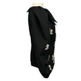 Load image into Gallery viewer, SHUSHU/TONG Black Crystal Embellished Puff Sleeve Wool Top
