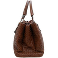 Load image into Gallery viewer, Bottega Veneta Roma Brown Intrecciato Leather Satchel
