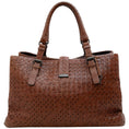 Load image into Gallery viewer, Bottega Veneta Roma Brown Intrecciato Leather Satchel
