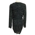 Load image into Gallery viewer, Saint Laurent Black / White Polka Dot Ruffle Front Dress
