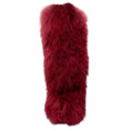 Load image into Gallery viewer, Sonia Rykiel Burgundy Knee-High Lamb Fur Boots
