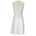 Load image into Gallery viewer, Lela Rose White Sleeveless Eyelet Lace Dress
