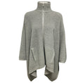 Load image into Gallery viewer, Ralph Lauren Black Label Heather Grey Zip Front Merino Wool and Cashmere Knit Sweater
