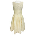 Load image into Gallery viewer, Carolina Herrera Ivory Sleeveless Textured Jacquard Cocktail Dress
