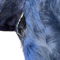 Load image into Gallery viewer, Yves Salomon Vintage Blue Lamb and Fox Hooded Jacket
