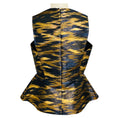 Load image into Gallery viewer, Maison Rabih Kayrouz Navy Blue / Gold Metallic Sleeveless Jacquard Top with Peplum Hem
