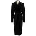 Load image into Gallery viewer, Yves Saint Laurent Vintage Black Wool Coat with Removable Mink Collar

