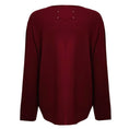 Load image into Gallery viewer, Maison Margiela Burgundy / Blue Multi Pool Scarf Print Silk and Wool Knit Sweater
